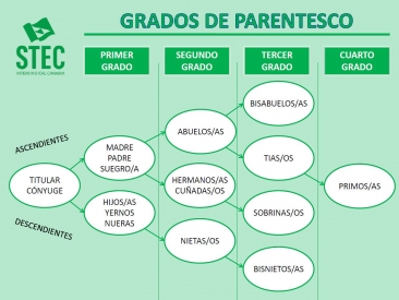 Grados de consanguinidad, parentesco y afinidad