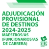 Adjudicacin de destinos 2024/2025 - Listados DEFINITIVOS del Cuerpo de Maestros/as (Funcionarios/as de carrera)