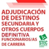 Adjudicacin de destinos 2024/2025 - Listados definitivos de SECUNDARIA Y OTROS CUERPOS (Funcionarios/as de carrera)