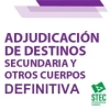 Adjudicacin de destinos 2024/2025 - Listados definitivos de SECUNDARIA Y OTROS CUERPOS (Funcionarios/as en Prcticas e Interinos)