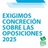 El STEC-IC exige concrecin sobre las especialidades y el nmero de plazas a convocar en las oposiciones de 2025