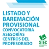 Listado provisional con baremacin Convocatoria de vacantes de asesoras de los Centros del Profesorado 2025