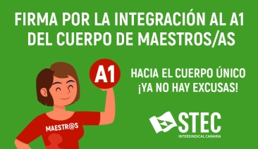 FIRMA PARA QUE EL CUERPO DE MAESTRO/AS SEA CONSIDERADO A1
