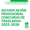 CONCURSO DE TRASLADOS 2025-2026: Adjudicaci�n Provisional