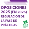Oposiciones 2025 (ejecutadas en 2026) - Regulaci�n de la fase de pr�cticas